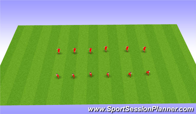 Football/Soccer Session Plan Drill (Colour): Coerver y pases cortos medios