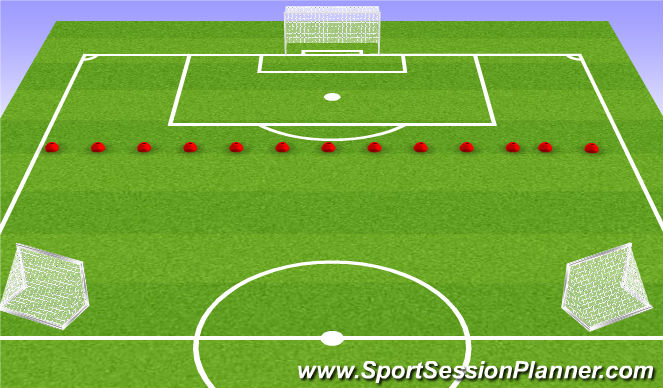 Football/Soccer Session Plan Drill (Colour): Game Related