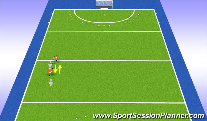 Hockey Session Plan Drill (Colour): Screen 1