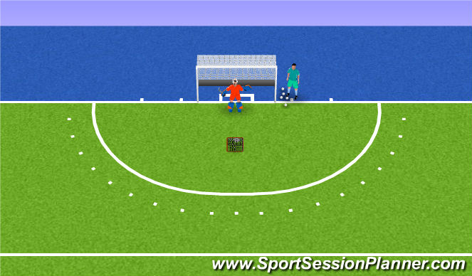 Hockey Session Plan Drill (Colour): Screen 1