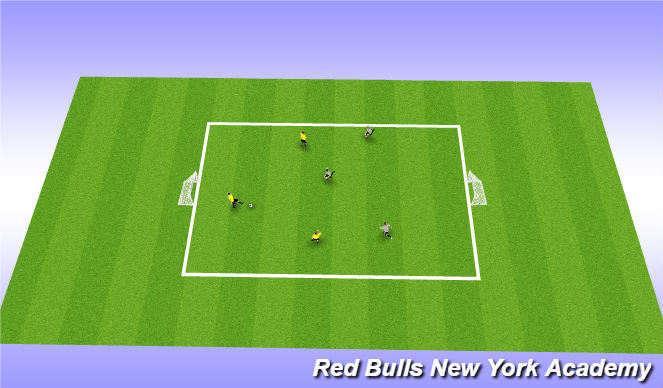 Football/Soccer Session Plan Drill (Colour): Conditioned Game/Free play