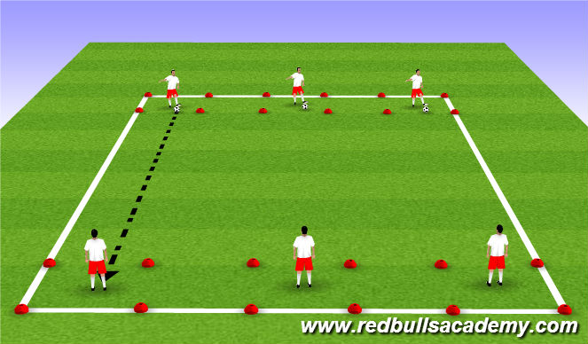 Football/Soccer Session Plan Drill (Colour): Main Theme