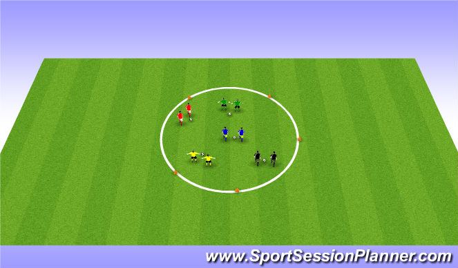 Football/Soccer Session Plan Drill (Colour): Screen 1