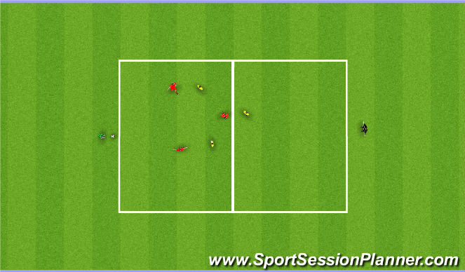 Football/Soccer Session Plan Drill (Colour): Animation 1