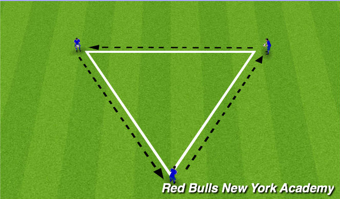 Football/Soccer Session Plan Drill (Colour): Technical REPS