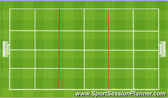 Football/Soccer Session Plan Drill (Colour): 8v8 exploiting space in midfield. 8v8 Szukanie miejsca w pomocy.