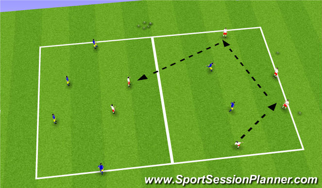 Football/Soccer Session Plan Drill (Colour): Main Theme