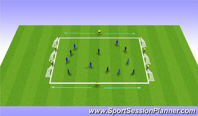 Football/Soccer Session Plan Drill (Colour): Screen 1