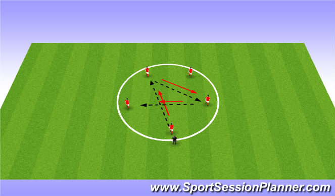 Football/Soccer Session Plan Drill (Colour): Screen 2