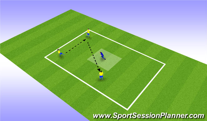 Football/Soccer Session Plan Drill (Colour): Session 1