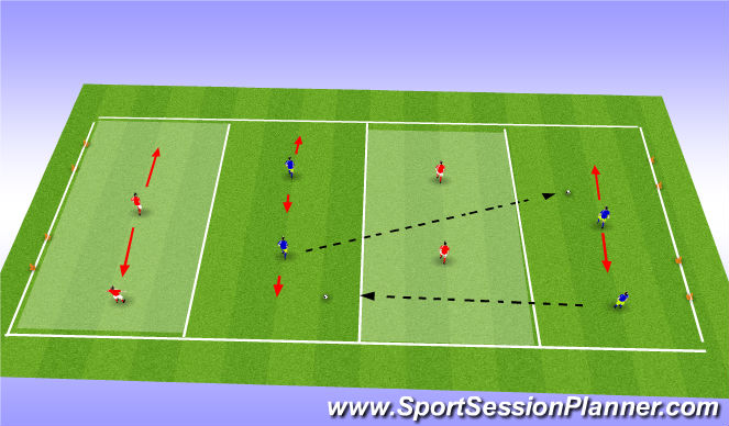 Football/Soccer Session Plan Drill (Colour): Screen 1