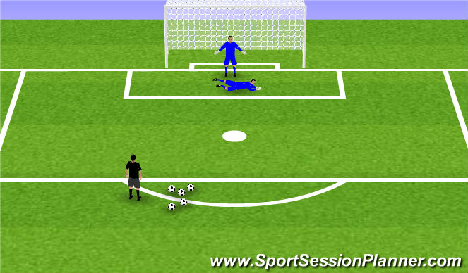 Football/Soccer Session Plan Drill (Colour): Lye in