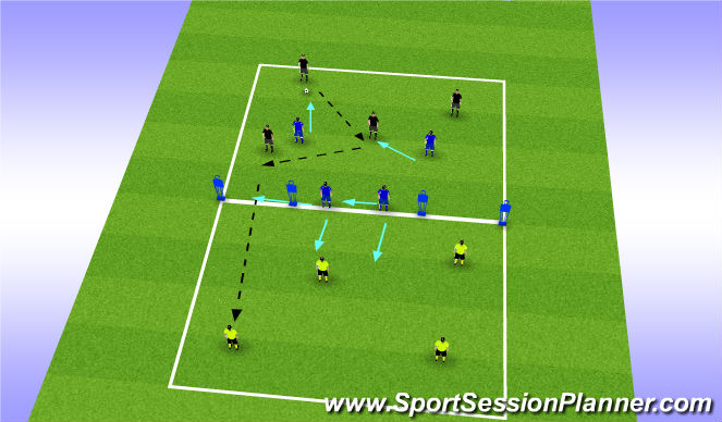 Football/Soccer Session Plan Drill (Colour): Screen 1