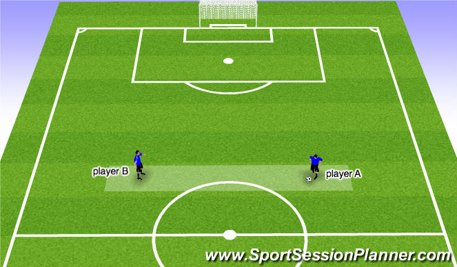 Football/Soccer Session Plan Drill (Colour): square position