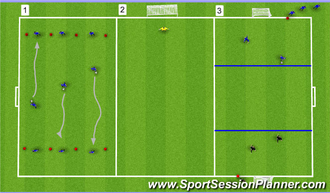 Football/Soccer Session Plan Drill (Colour): Screen 1