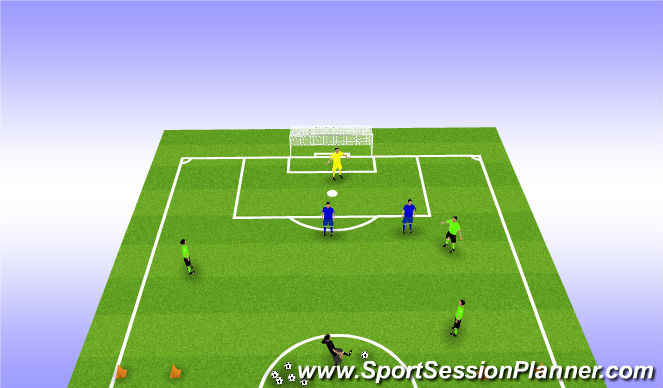 Football/Soccer Session Plan Drill (Colour): Screen 3