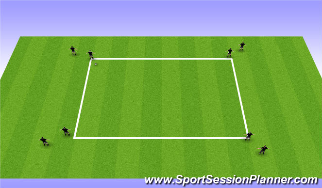 Football/Soccer Session Plan Drill (Colour): Technical