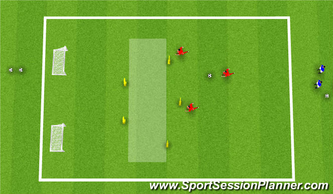 Football/Soccer Session Plan Drill (Colour): Screen 2