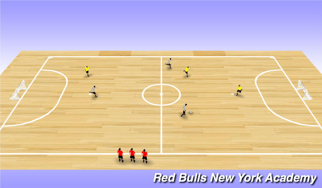 Futsal Session Plan Drill (Colour): Tournament