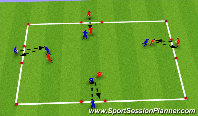 Football/Soccer Session Plan Drill (Colour): Screen 2