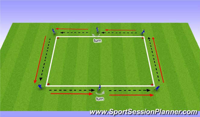 Football/Soccer Session Plan Drill (Colour): 2