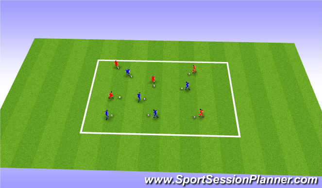 Football/Soccer Session Plan Drill (Colour): Activity 3