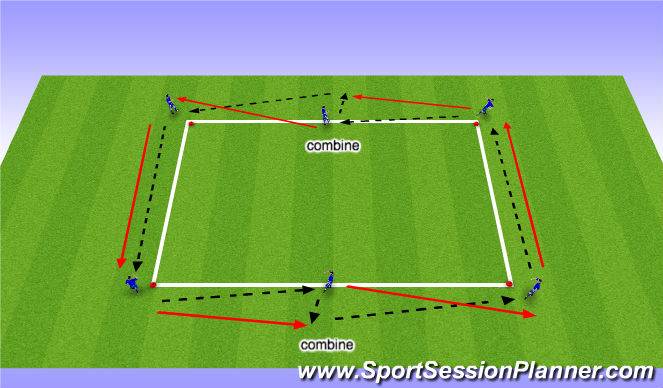 Football/Soccer Session Plan Drill (Colour): 3