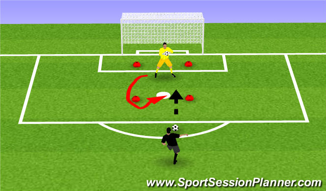 Football/Soccer Session Plan Drill (Colour): Screen 3