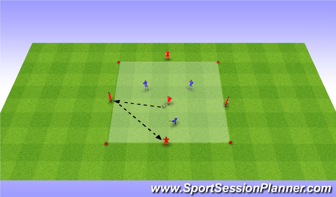 Football/Soccer Session Plan Drill (Colour): Screen 2