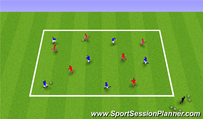 Football/Soccer Session Plan Drill (Colour): Find a Pass