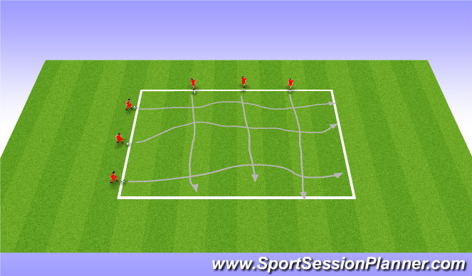 Football/Soccer Session Plan Drill (Colour): Screen 1