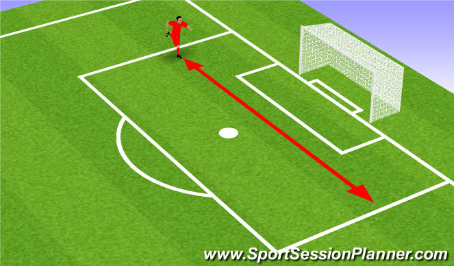 Football/Soccer Session Plan Drill (Colour): Dynamic Warm-Up without Ball