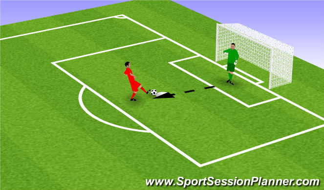 Football/Soccer Session Plan Drill (Colour): Distribution Warm Up