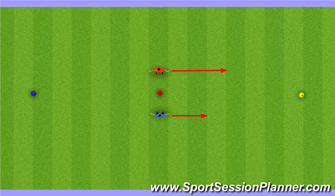 Football/Soccer Session Plan Drill (Colour): Warm Up Game