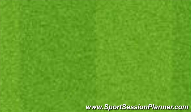 Football/Soccer Session Plan Drill (Colour): Warm-Up