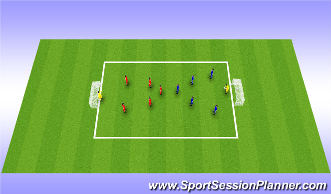 Football/Soccer Session Plan Drill (Colour): Game