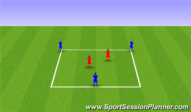 Football/Soccer Session Plan Drill (Colour): Screen 1