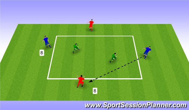 Football/Soccer Session Plan Drill (Colour): Introduction