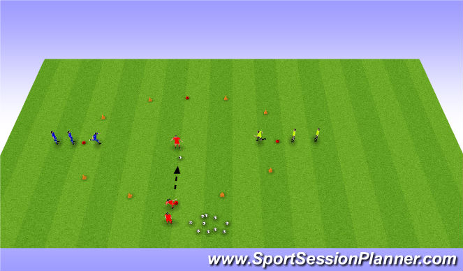 Football/Soccer Session Plan Drill (Colour): Screen 1