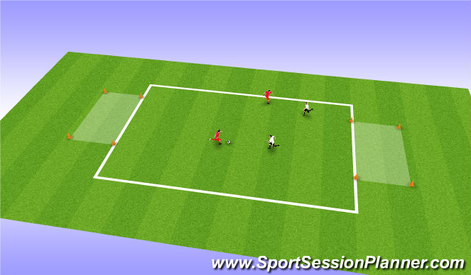 Football/Soccer Session Plan Drill (Colour): Screen 1