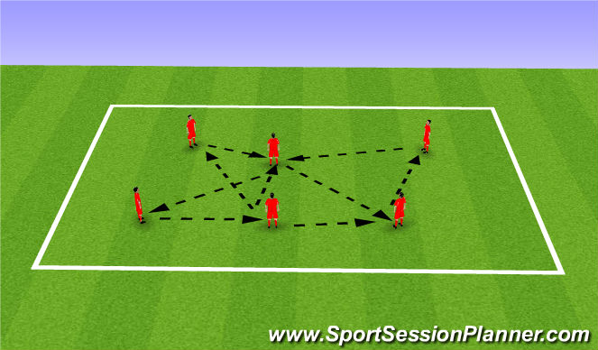 Football/Soccer Session Plan Drill (Colour): Screen 1