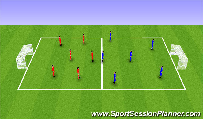 Football/Soccer Session Plan Drill (Colour): Screen 4