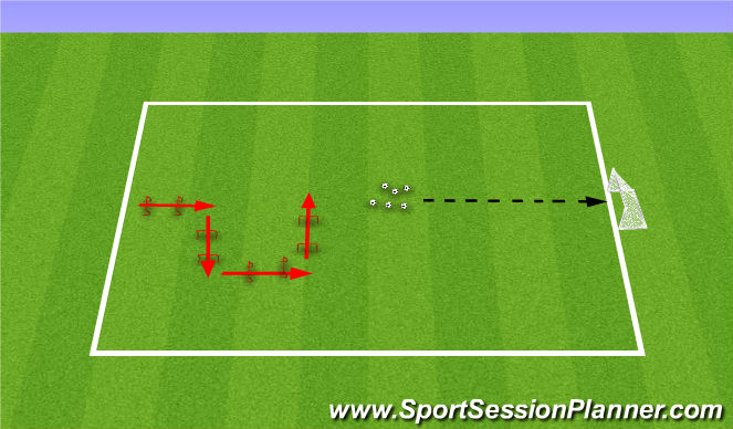 Football/Soccer Session Plan Drill (Colour): Screen 1