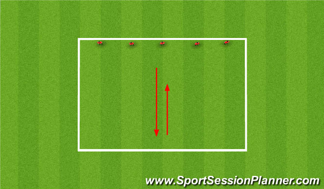 Football/Soccer Session Plan Drill (Colour): Cool Down