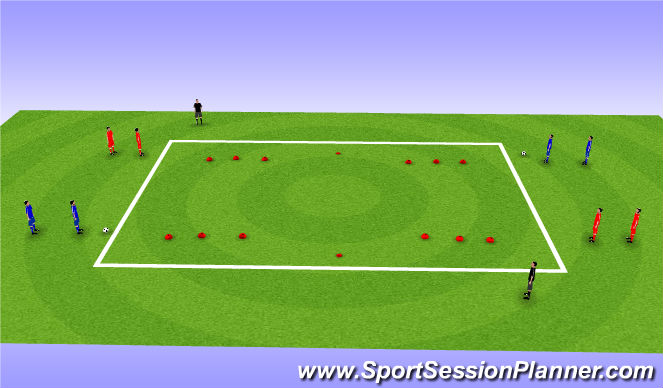 Football/Soccer Session Plan Drill (Colour): Screen 1
