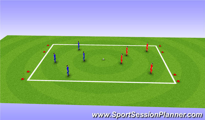Football/Soccer Session Plan Drill (Colour): Screen 4