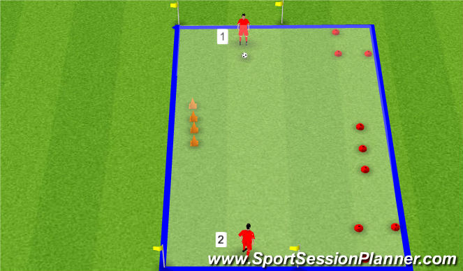 Football/Soccer Session Plan Drill (Colour): Screen 1