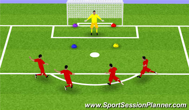 Football/Soccer Session Plan Drill (Colour): Screen 1