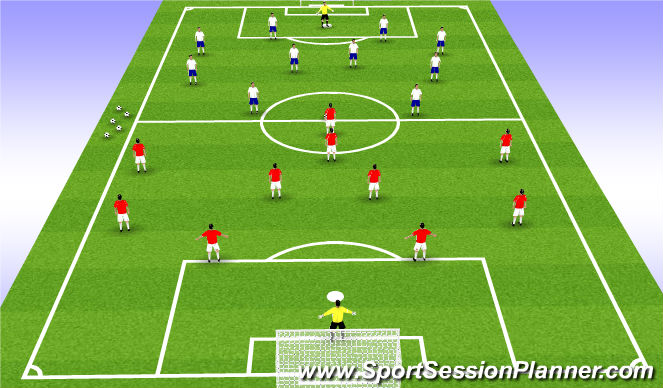 Football/Soccer Session Plan Drill (Colour): Game