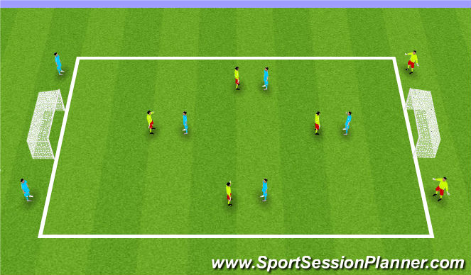 Football/Soccer Session Plan Drill (Colour): Screen 5